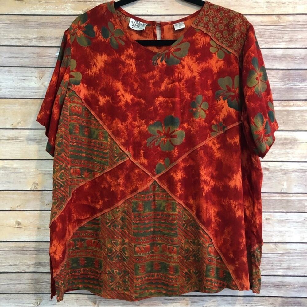 Midnight Velvet, Blouse and Skirt set. Size XL. Good used condition!